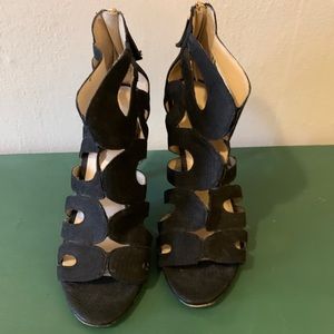 Nine West caged heels